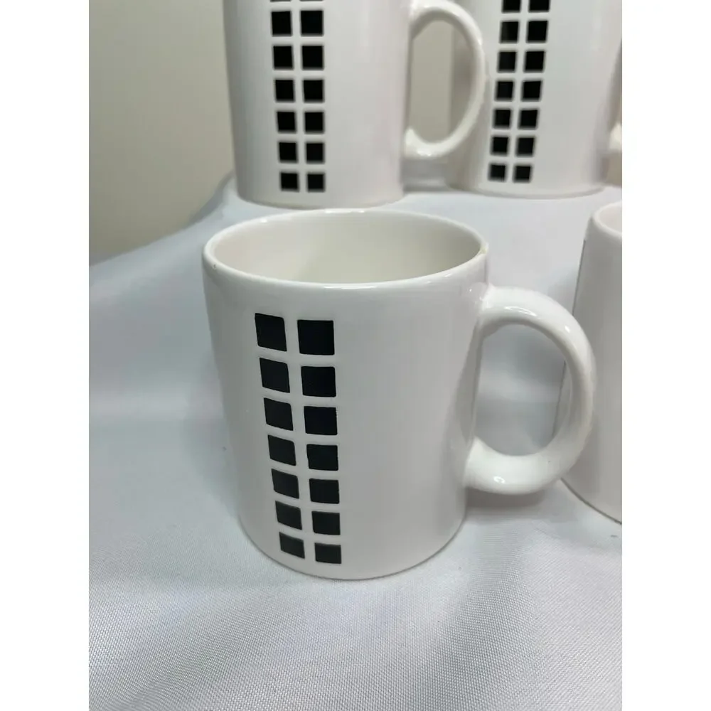 Waechtersbach Made in Spain Set of 4 Mugs 1980's Vintage
